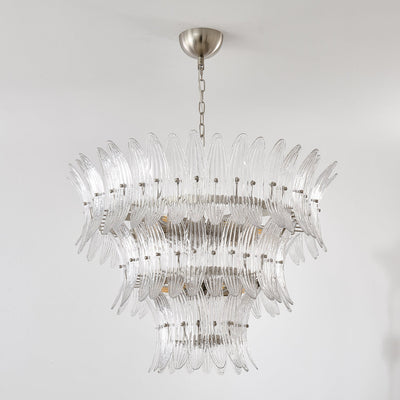 Ismavelle Glass Palmette Chandelier