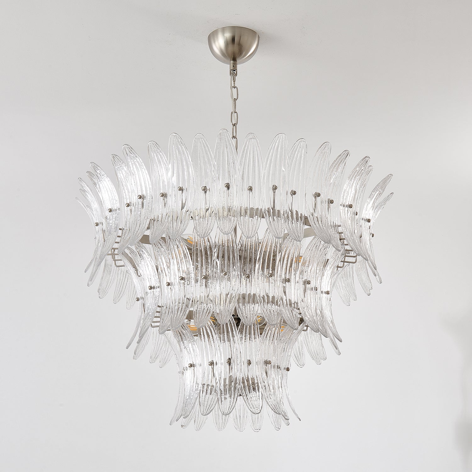 Ismavelle Glass Palmette Chandelier