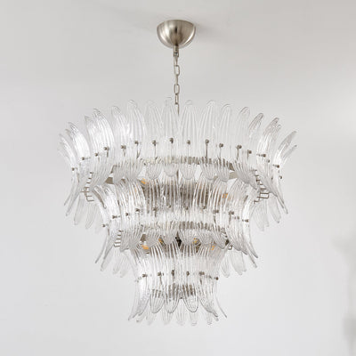 Ismavelle Glass Palmette Chandelier