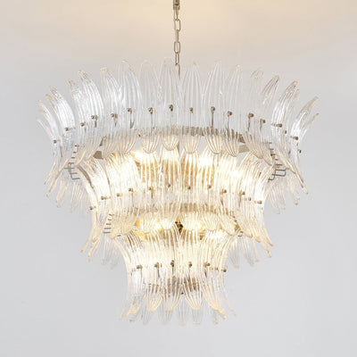 Ismavelle Glass Palmette Chandelier