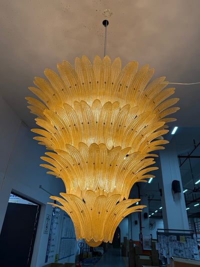 Ismavelle Glass Palmette Chandelier