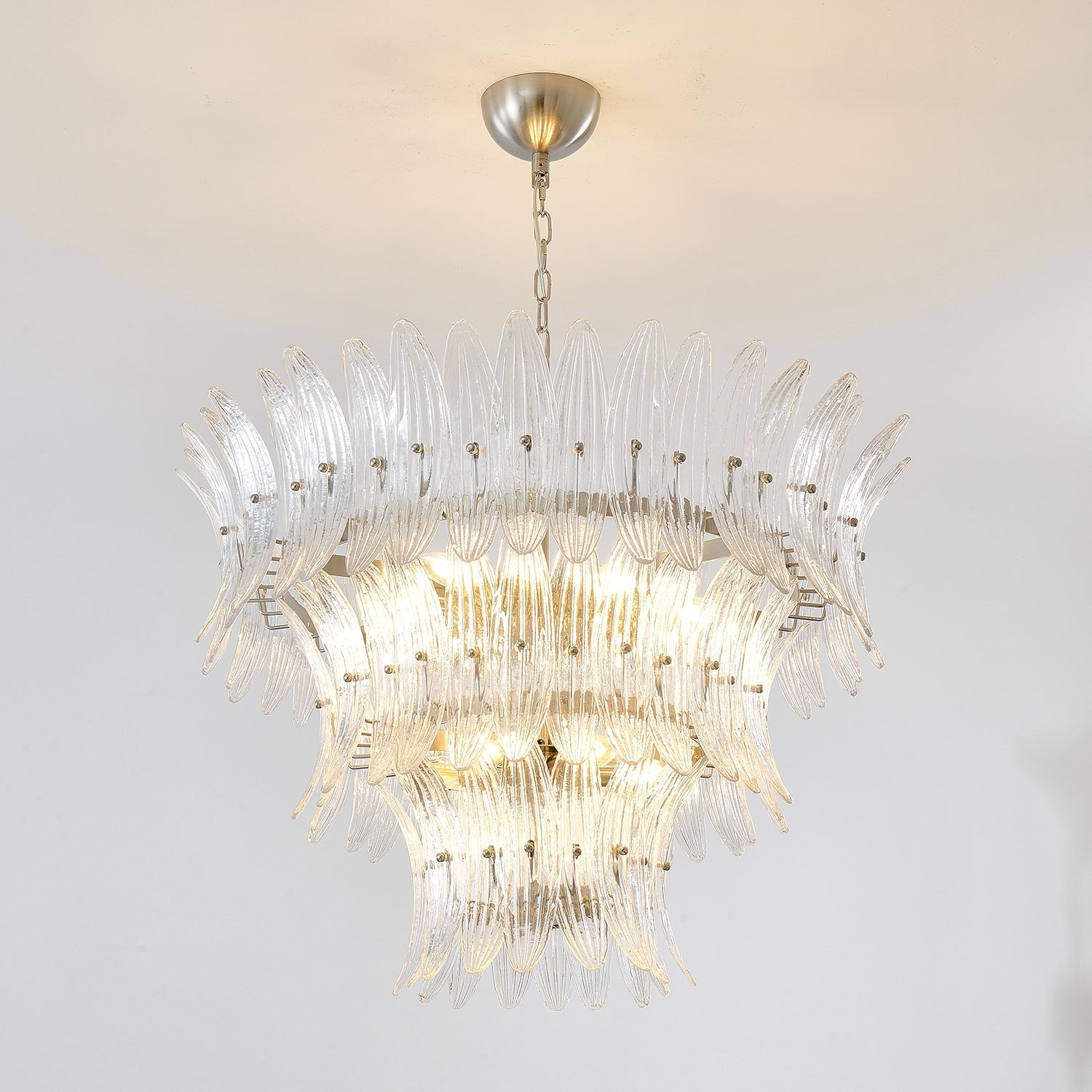 Ismavelle Glass Palmette Chandelier