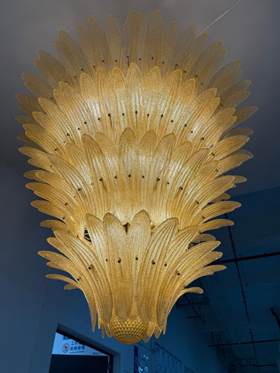 Ismavelle Glass Palmette Chandelier