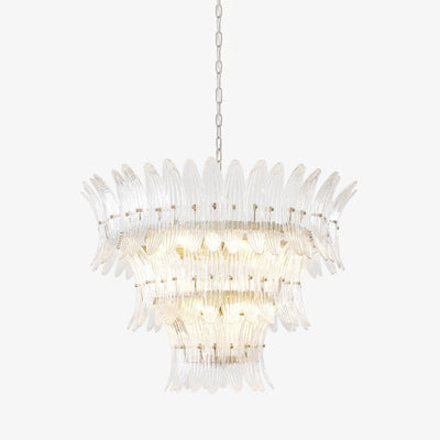Ismavelle Glass Palmette Chandelier