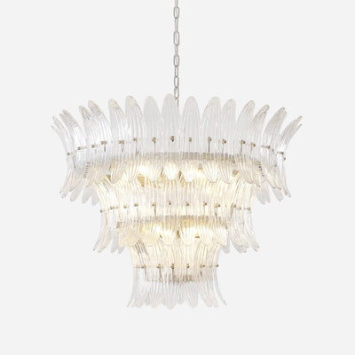 Ismavelle Glass Palmette Chandelier