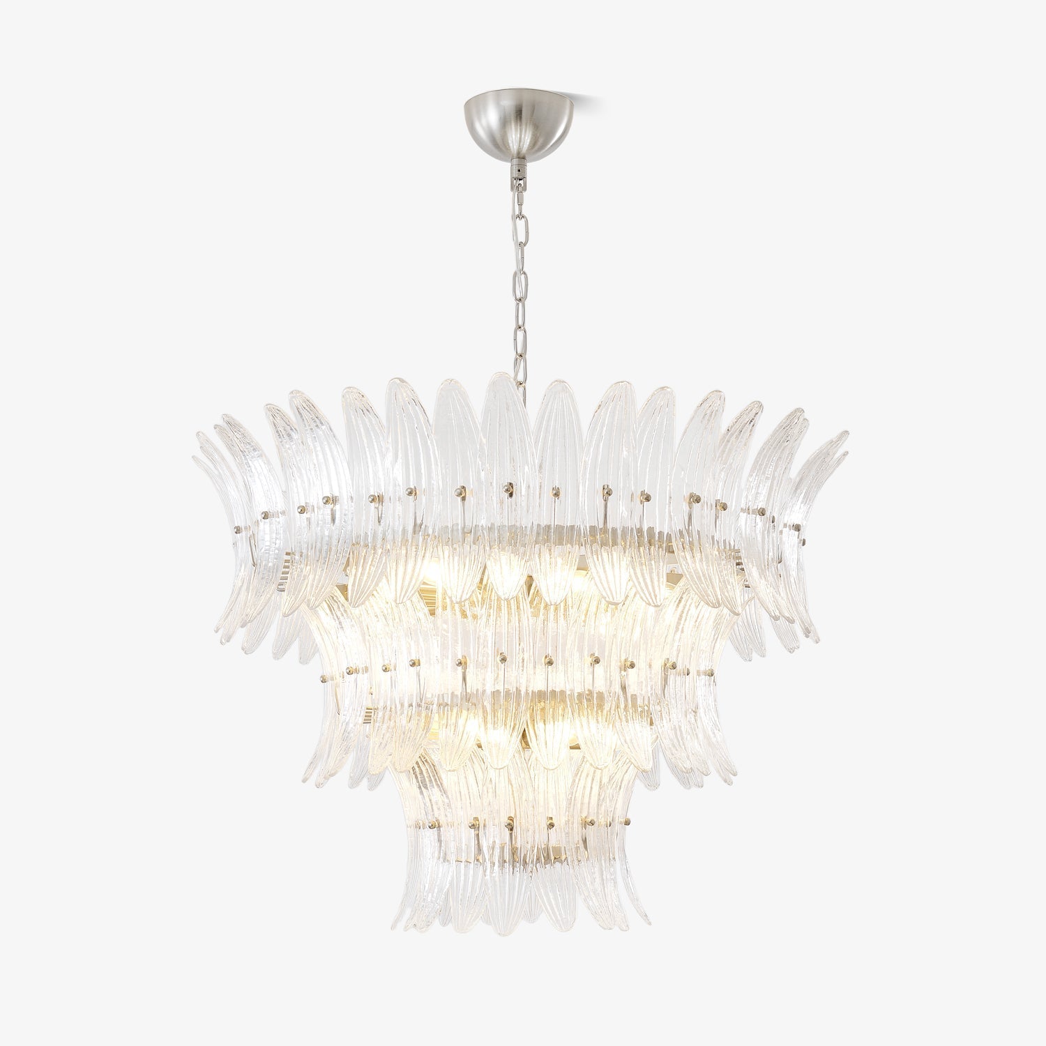 Ismavelle Glass Palmette Chandelier