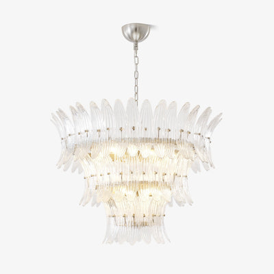Ismavelle Glass Palmette Chandelier