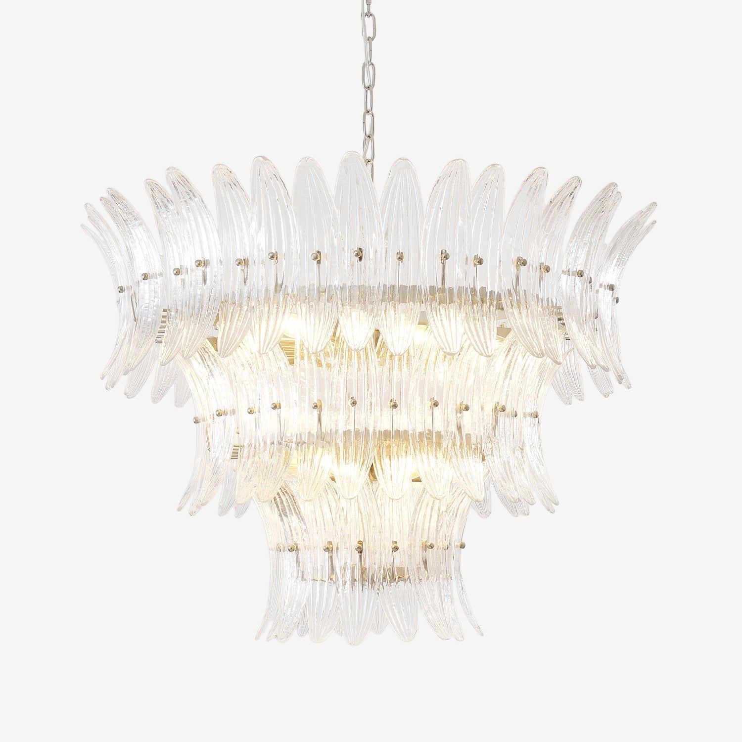 Ismavelle Glass Palmette Chandelier