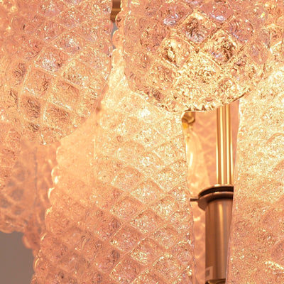 Cirelian Chandelier Pink Dewdrop Cascading Romantic