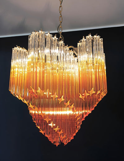 Evmararae Gradient Glass Chandelier