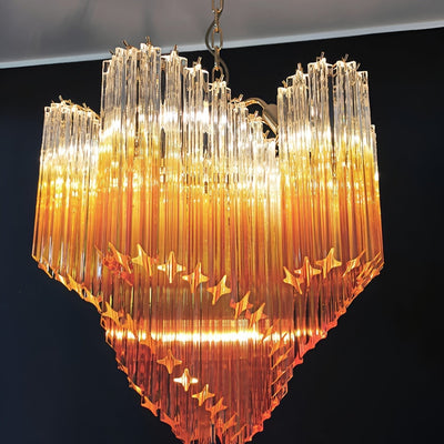 Evmararae Gradient Glass Chandelier
