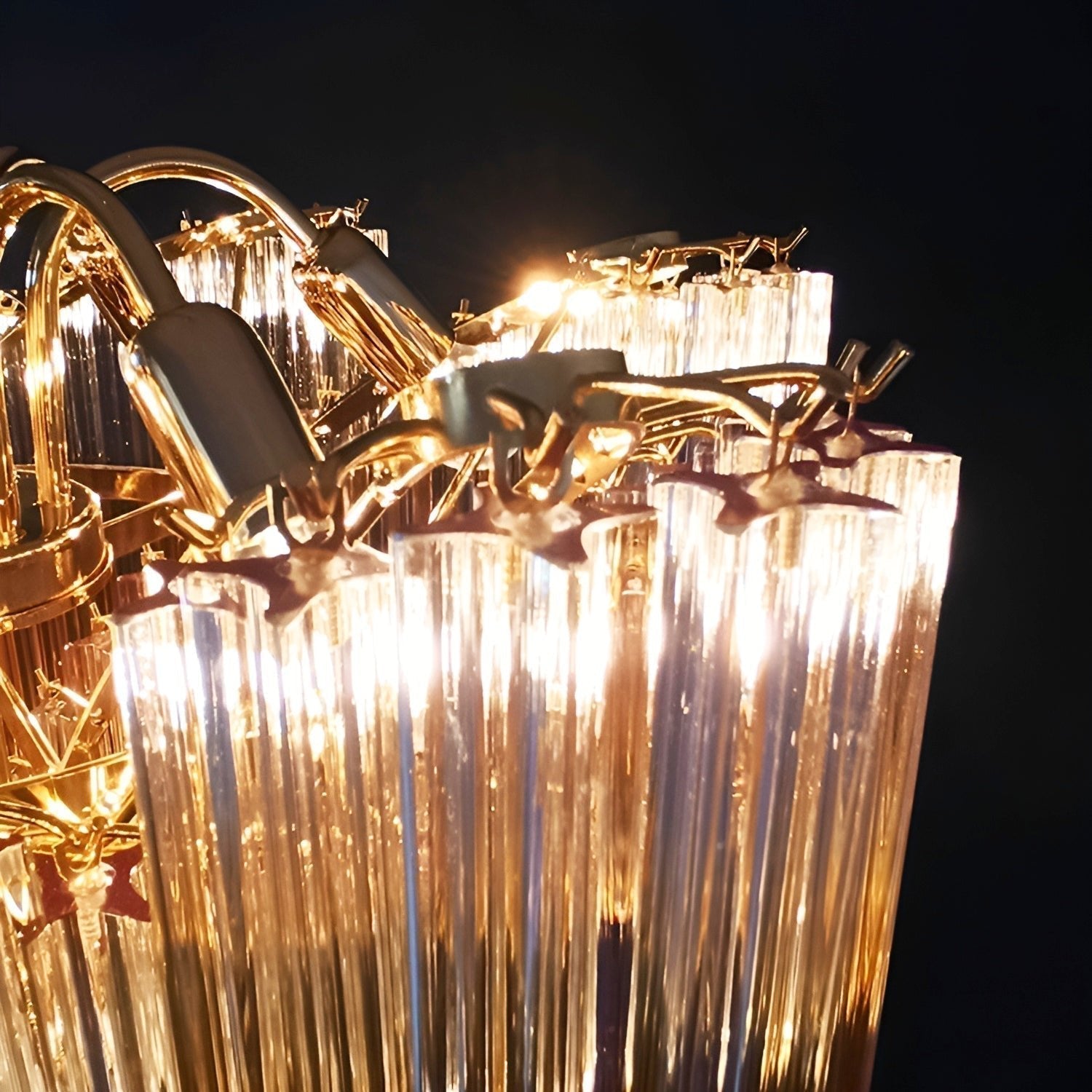 Evmararae Gradient Glass Chandelier