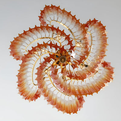 Evmararae Gradient Glass Chandelier