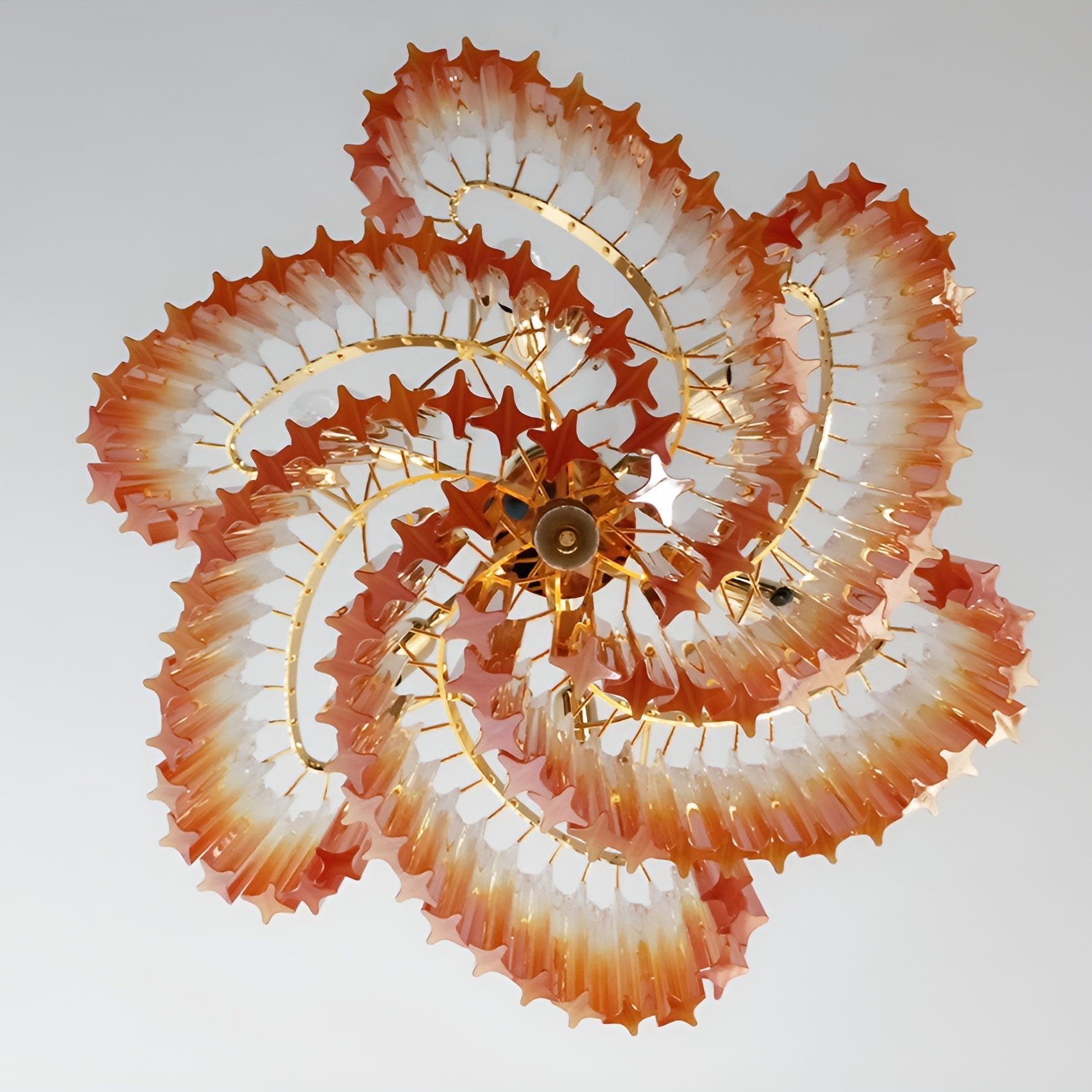 Evmararae Gradient Glass Chandelier