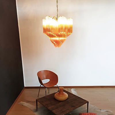 Evmararae Gradient Glass Chandelier