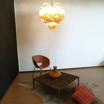Evmararae Gradient Glass Chandelier
