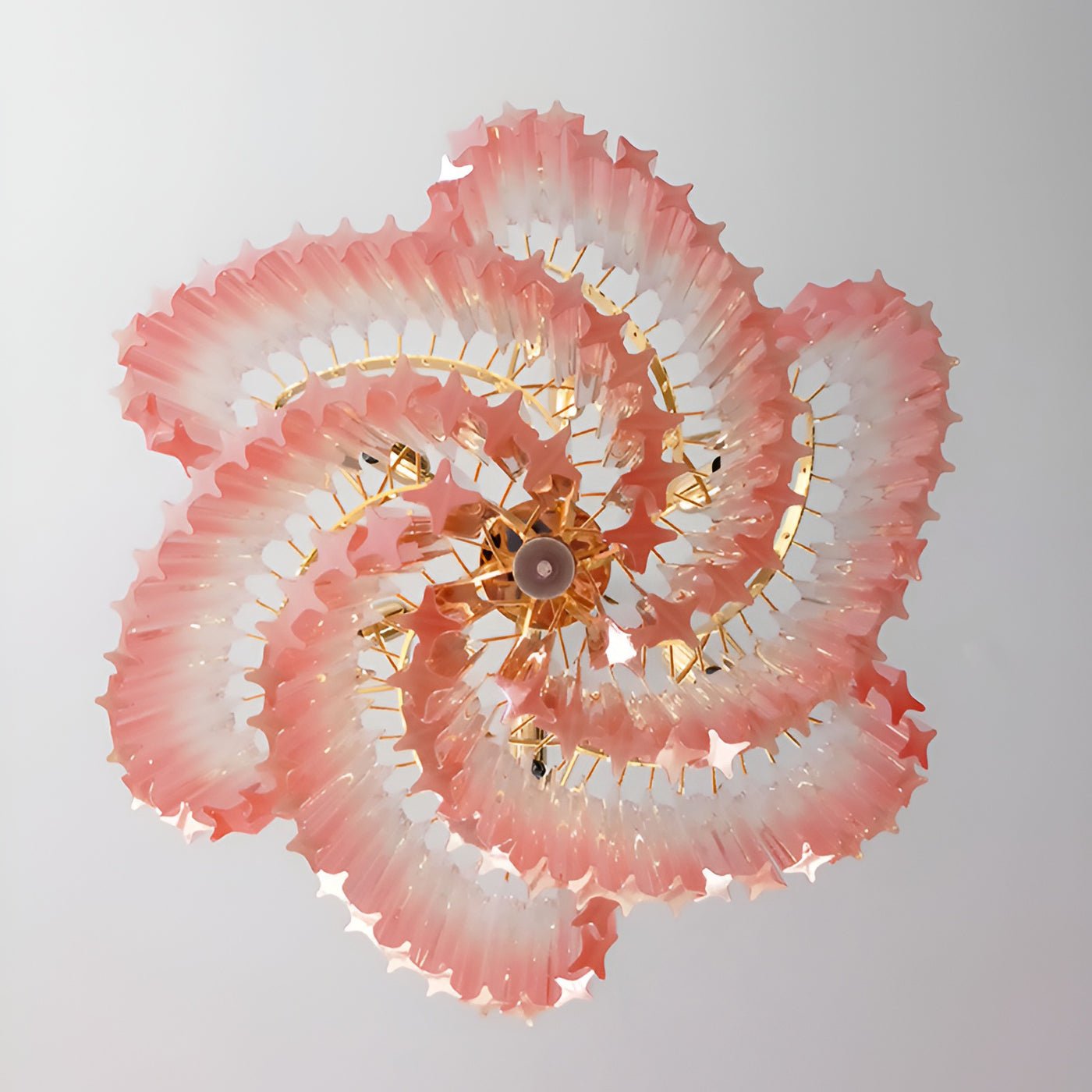 Evmararae Gradient Glass Chandelier