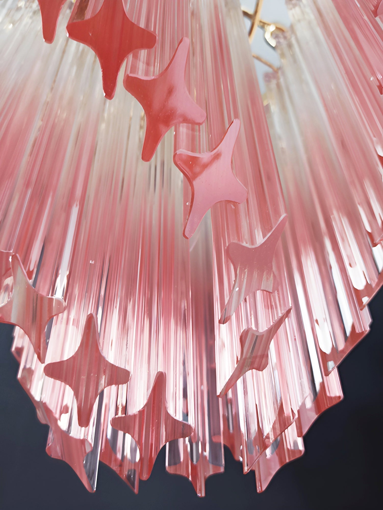 Evmararae Gradient Glass Chandelier