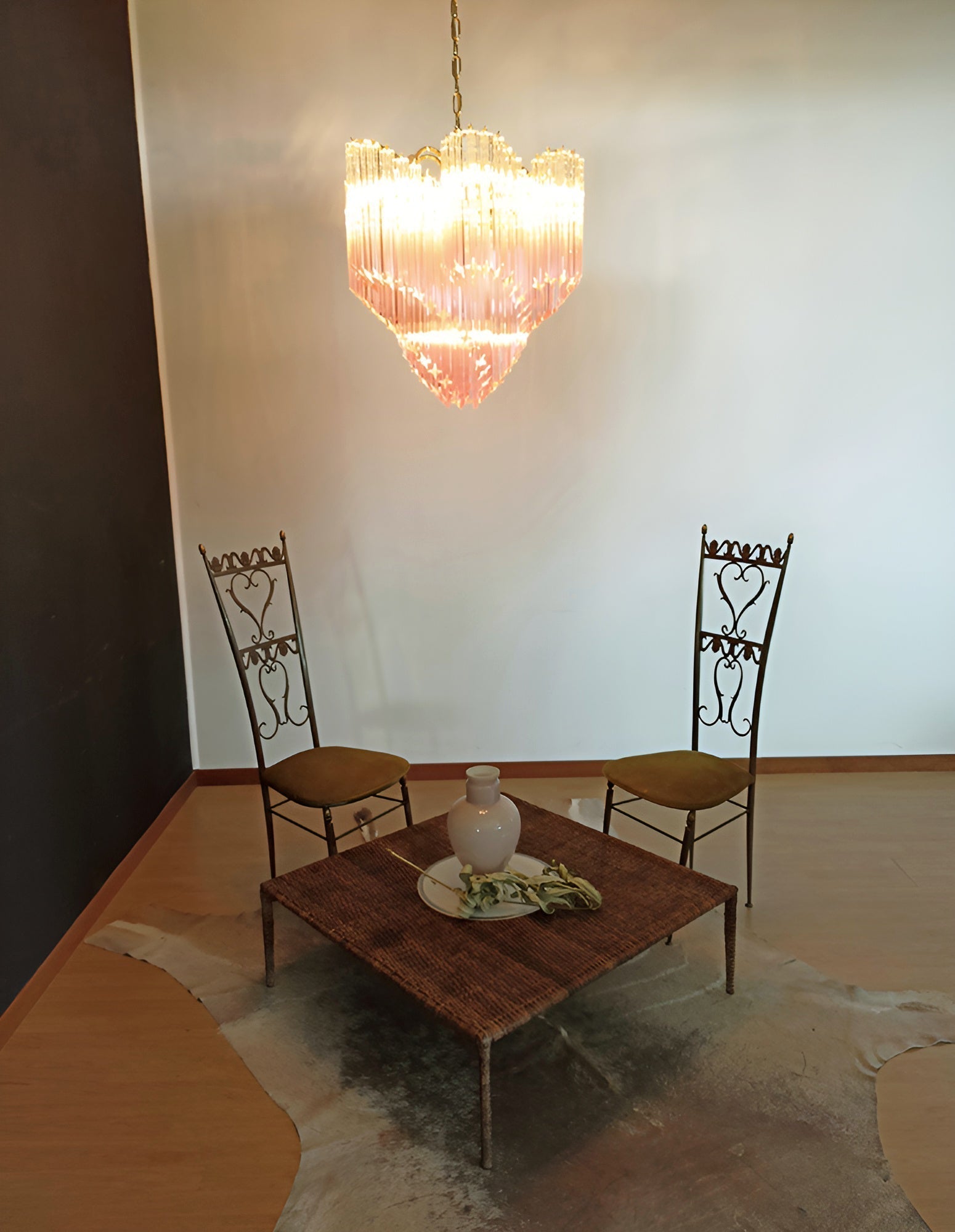 Evmararae Gradient Glass Chandelier