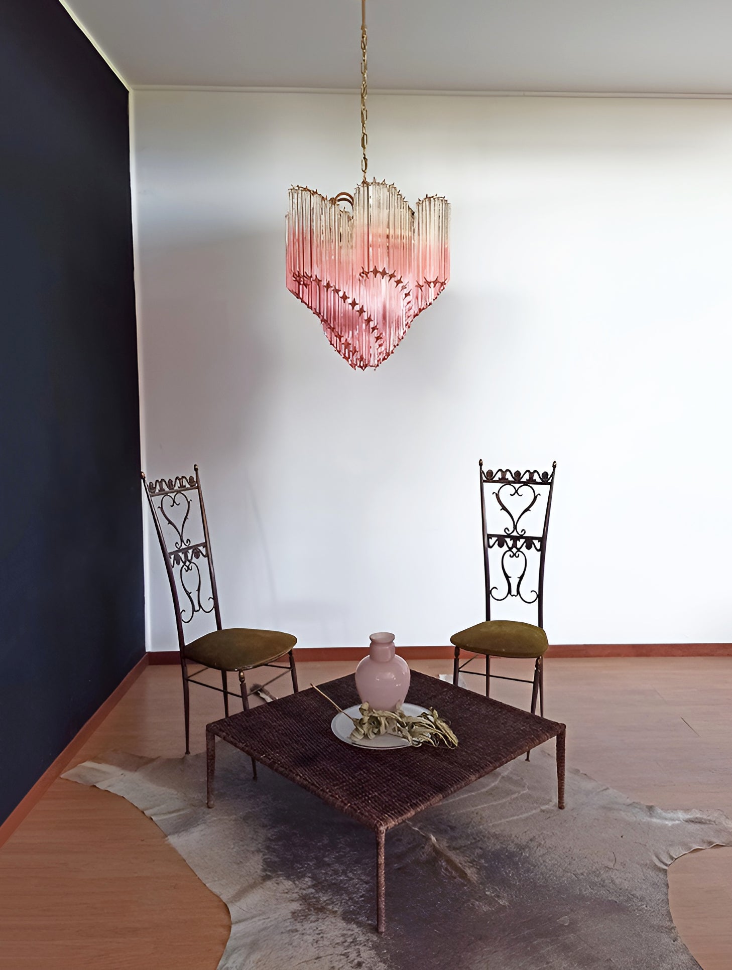 Evmararae Gradient Glass Chandelier