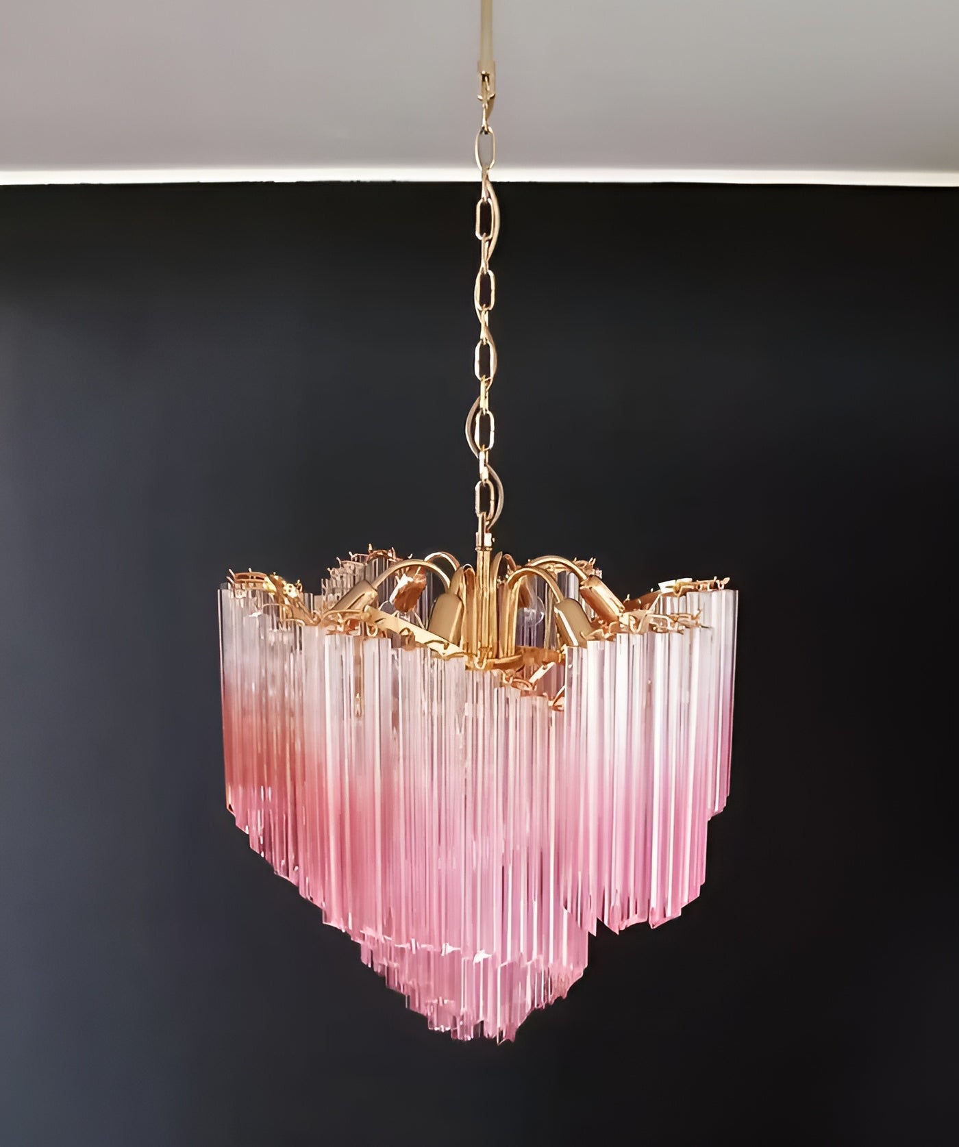 Evmararae Gradient Glass Chandelier