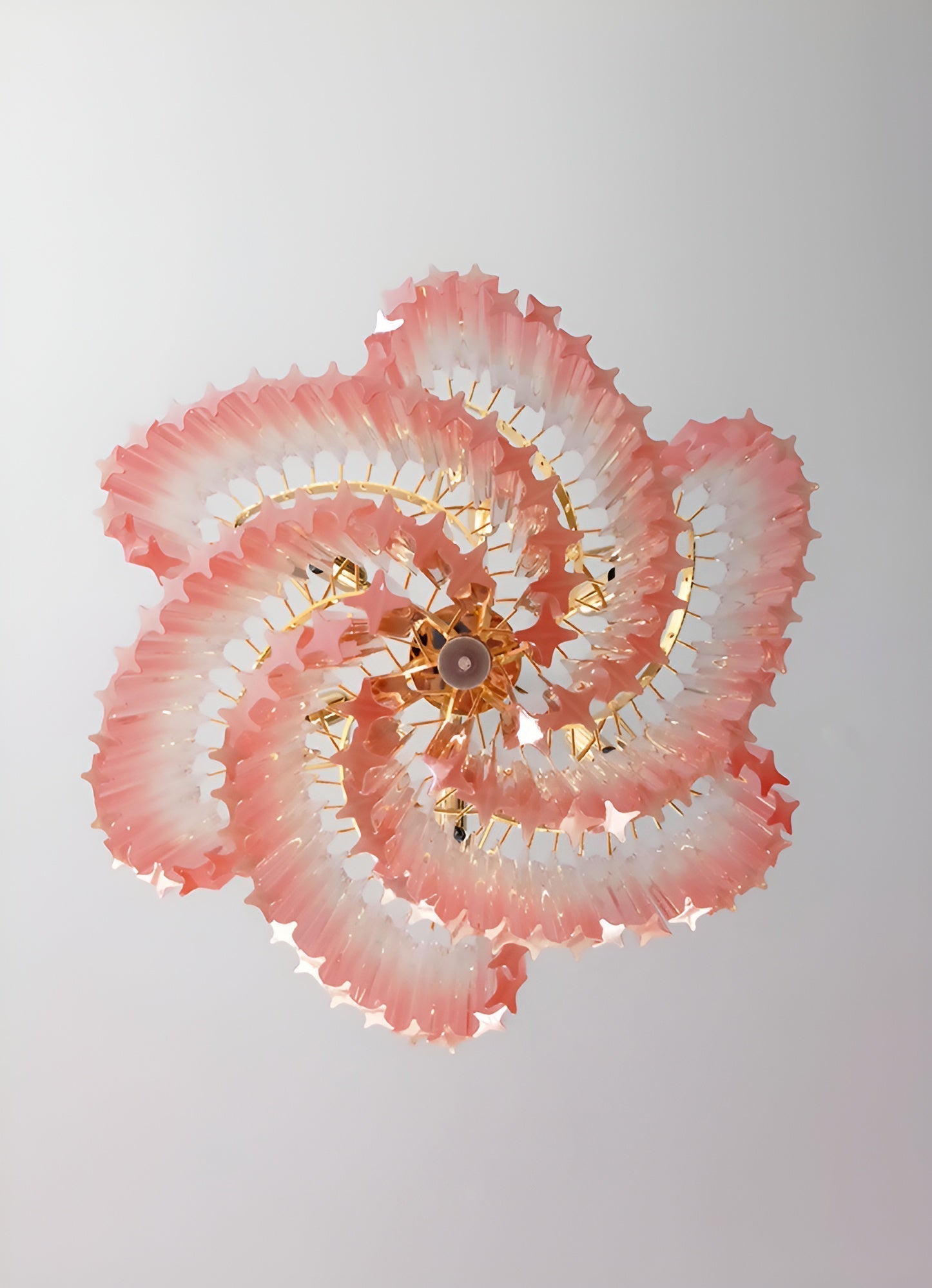 Evmararae Gradient Glass Chandelier