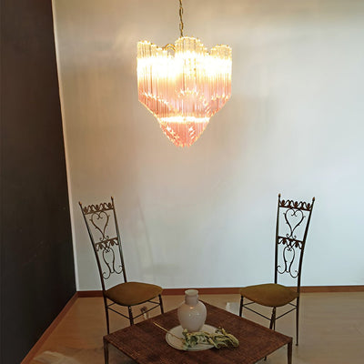 Evmararae Gradient Glass Chandelier