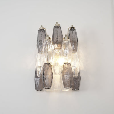 Eiruaria Wall Lamp Rhombus Glass Tiered Contemporary