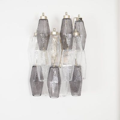 Eiruaria Wall Lamp Rhombus Glass Tiered Contemporary