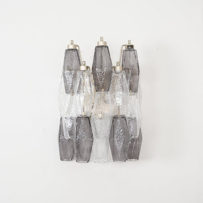 Eiruaria Wall Lamp Rhombus Glass Tiered Contemporary