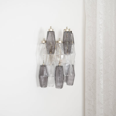 Eiruaria Wall Lamp Rhombus Glass Tiered Contemporary