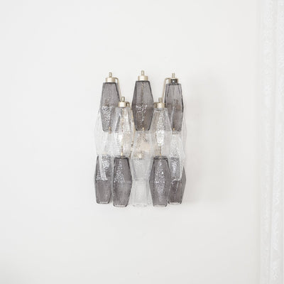 Eiruaria Wall Lamp Rhombus Glass Tiered Contemporary