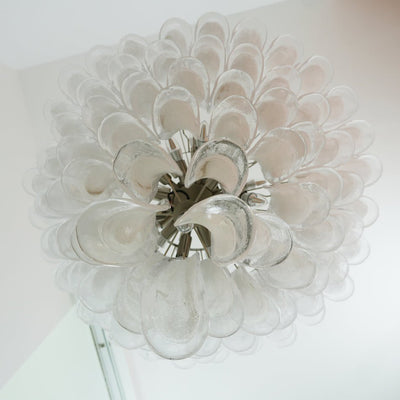 Celiian Chandelier Murano Glass Petals Vintage