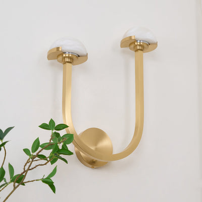 Vitalira Double Alabaster Wall Light - Neutral Decor