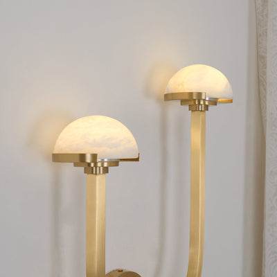 Vitalira Double Alabaster Wall Light - Neutral Decor