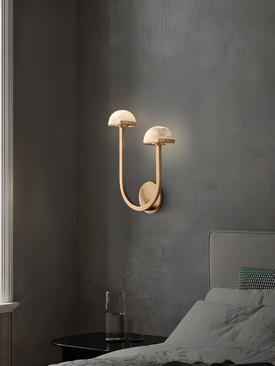 Vitalira Double Alabaster Wall Light - Neutral Decor