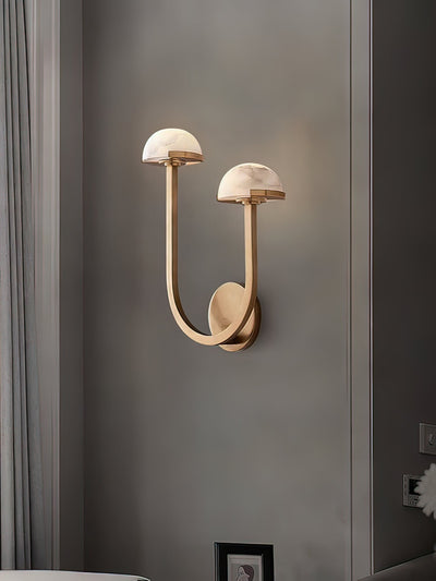 Vitalira Double Alabaster Wall Light - Neutral Decor