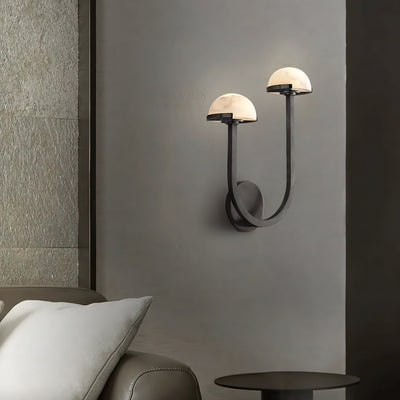 Vitalira Double Alabaster Wall Light - Neutral Decor