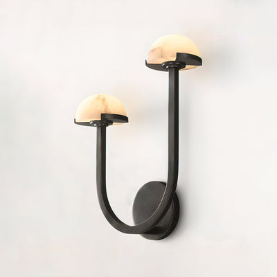 Vitalira Double Alabaster Wall Light - Neutral Decor