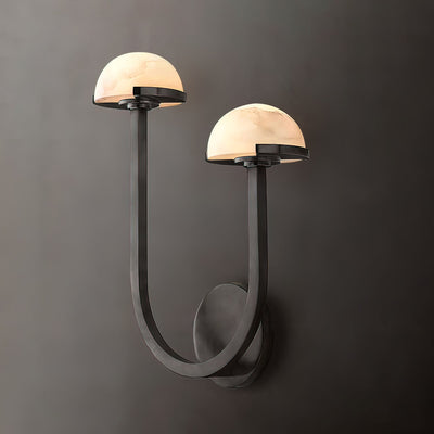 Vitalira Double Alabaster Wall Light - Neutral Decor