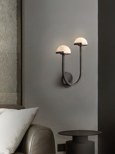 Vitalira Double Alabaster Wall Light - Neutral Decor