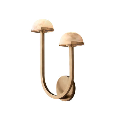 Vitalira Double Alabaster Wall Light - Neutral Decor