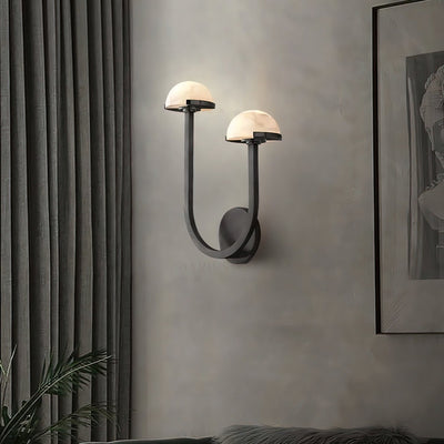 Vitalira Double Alabaster Wall Light - Neutral Decor