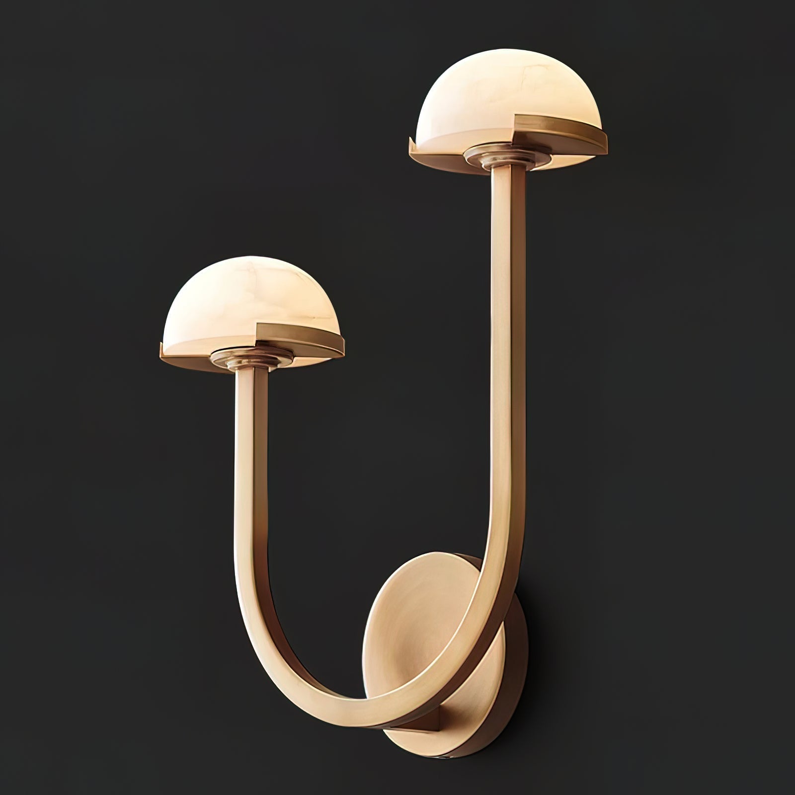 Vitalira Double Alabaster Wall Light - Neutral Decor