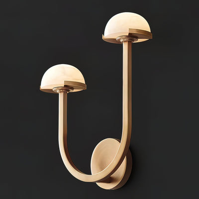 Vitalira Double Alabaster Wall Light - Neutral Decor