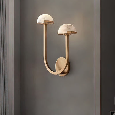Vitalira Double Alabaster Wall Light - Neutral Decor
