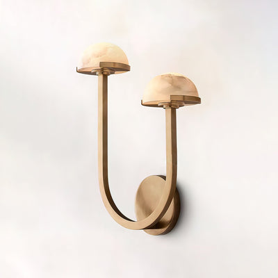 Vitalira Double Alabaster Wall Light - Neutral Decor
