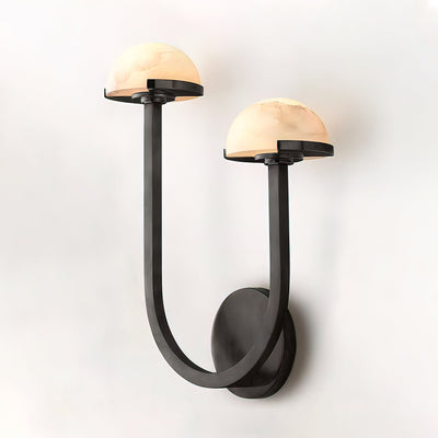 Vitalira Double Alabaster Wall Light - Neutral Decor