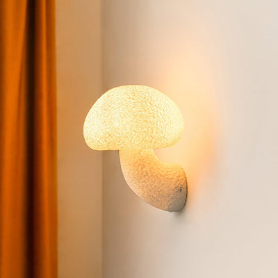 Mior Individual Creativity Mushroom Resin Wall Lamp