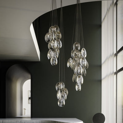 Thalassic Shell Architectural  Cluster Chandelier